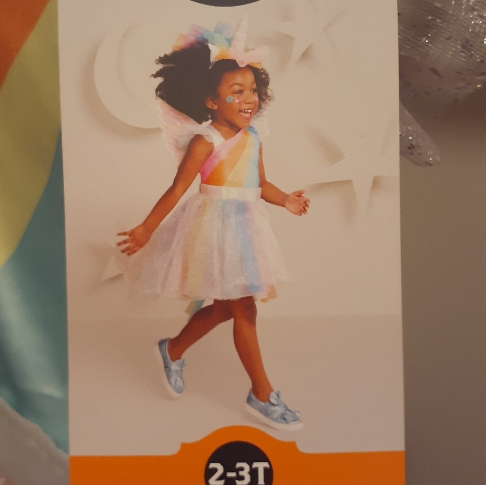 NWT Rainbow unicorn costume